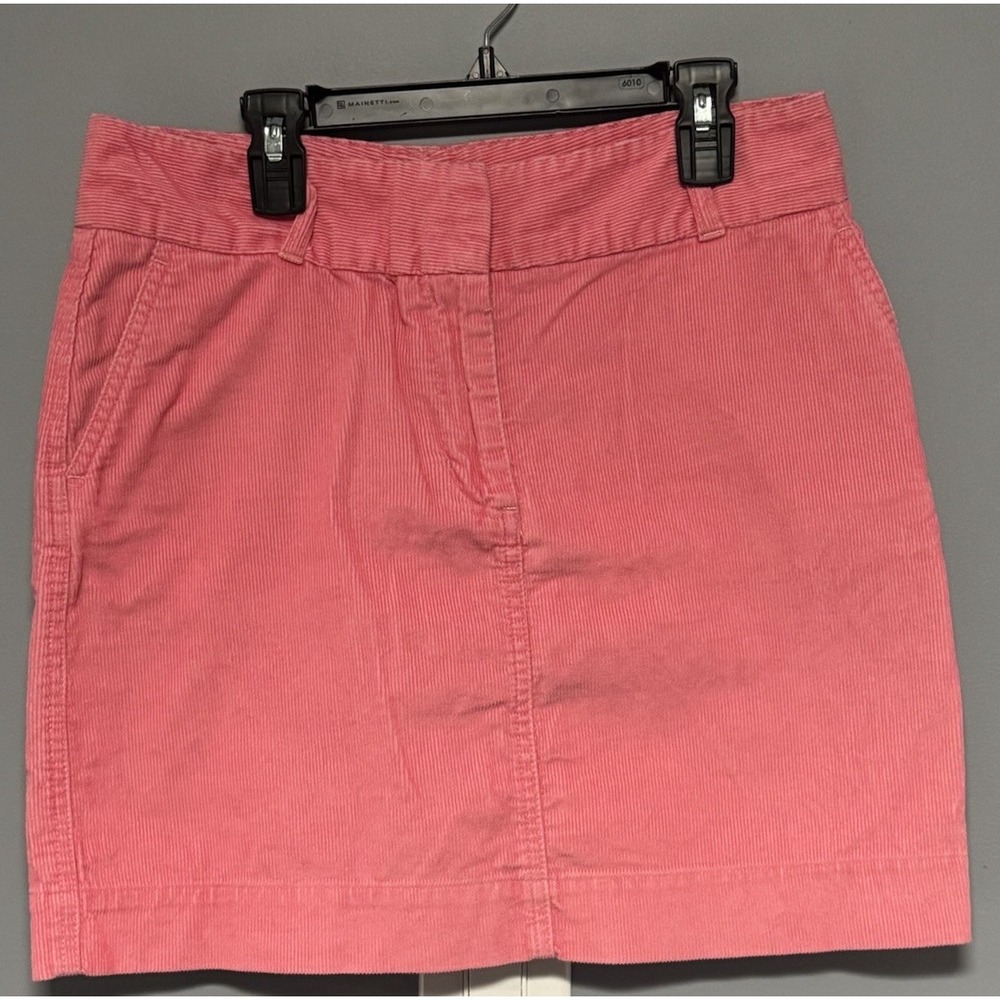 Vineyard Vines Women's Pink‎ Corduroy Skirt Size 2 100% Cotton Casual Mini